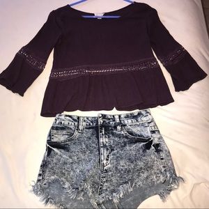 Cute purple blouse